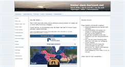 Desktop Screenshot of hinter-dem-horizont.net